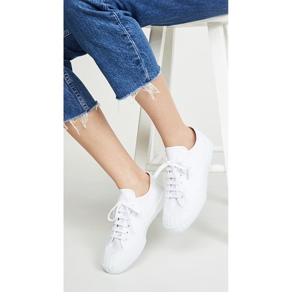 Superga 2630 COTU Sneakers Total White Platform - Picture 1 of 9